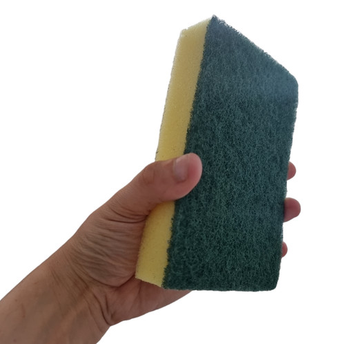 Yellow green foam sponge - green,