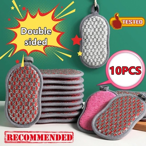 Double sided dishwashing - double,