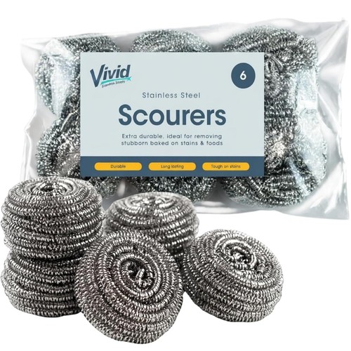 Stainless steel scourers - scourers, 6