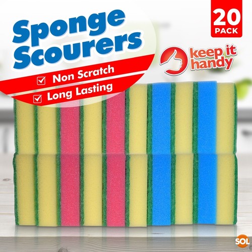 100pk sponge scourers - 60-100pk,