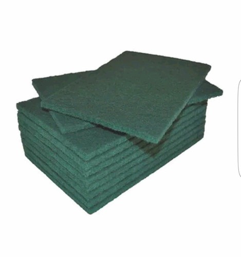Green scourer cleaning - scourer, pads