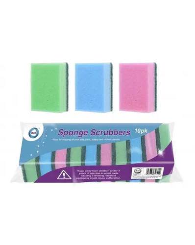 Sponge scourers washing - sponge, up