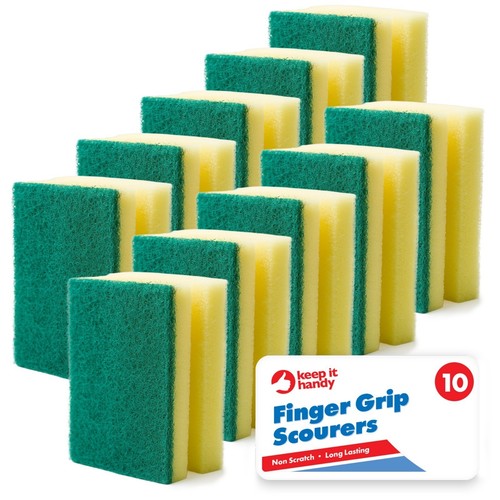 20pk finger grip scourers - 20pk,