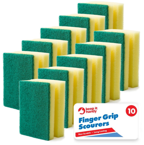 20pack finger grip scourers - grip,